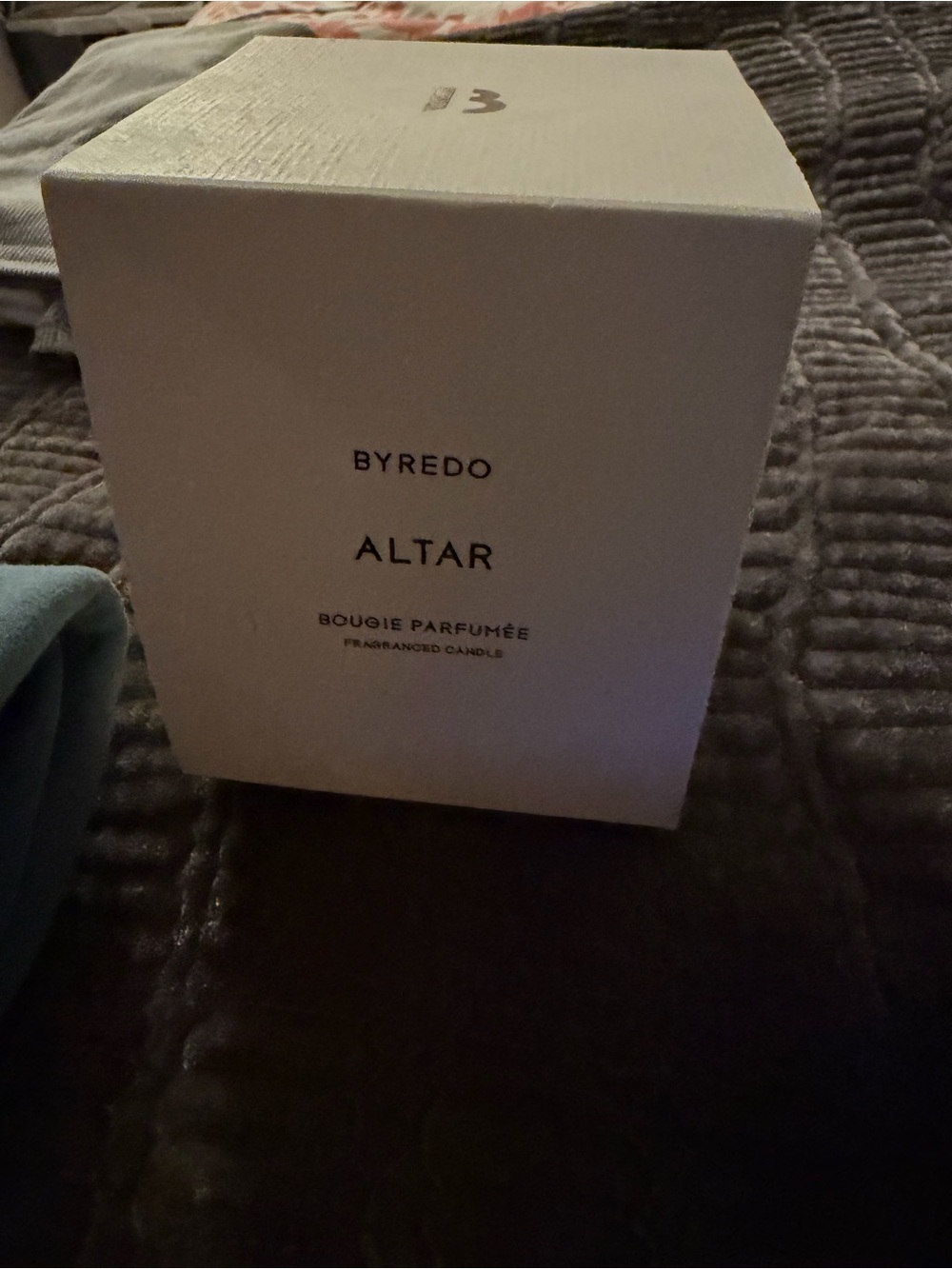 Byredo Altar Candle in White Packaging